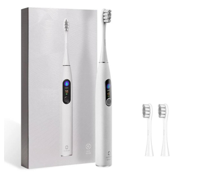 Szczoteczka soniczna Oclean Szczoteczka soniczna X Pro Elite Grey + P10 HEAD 2-PACK